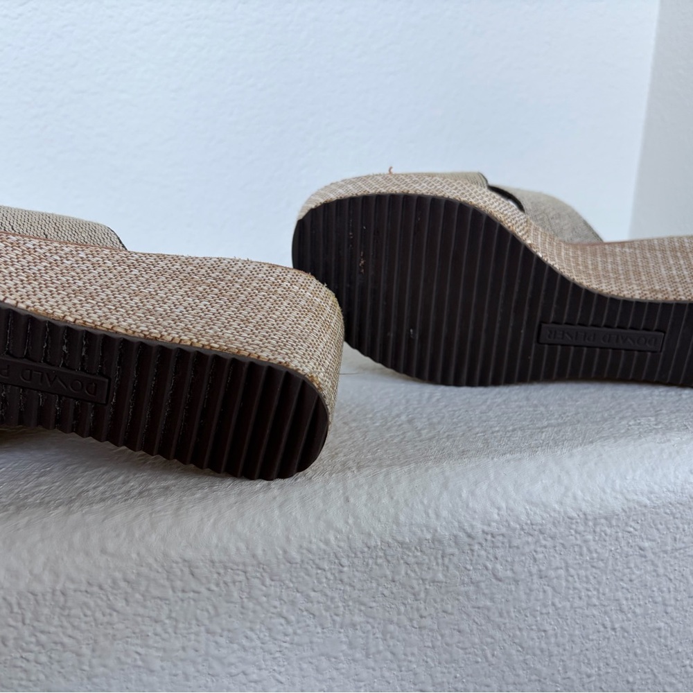 Donald Pliner Woven Wedge Sandals - Picture 4 of 6